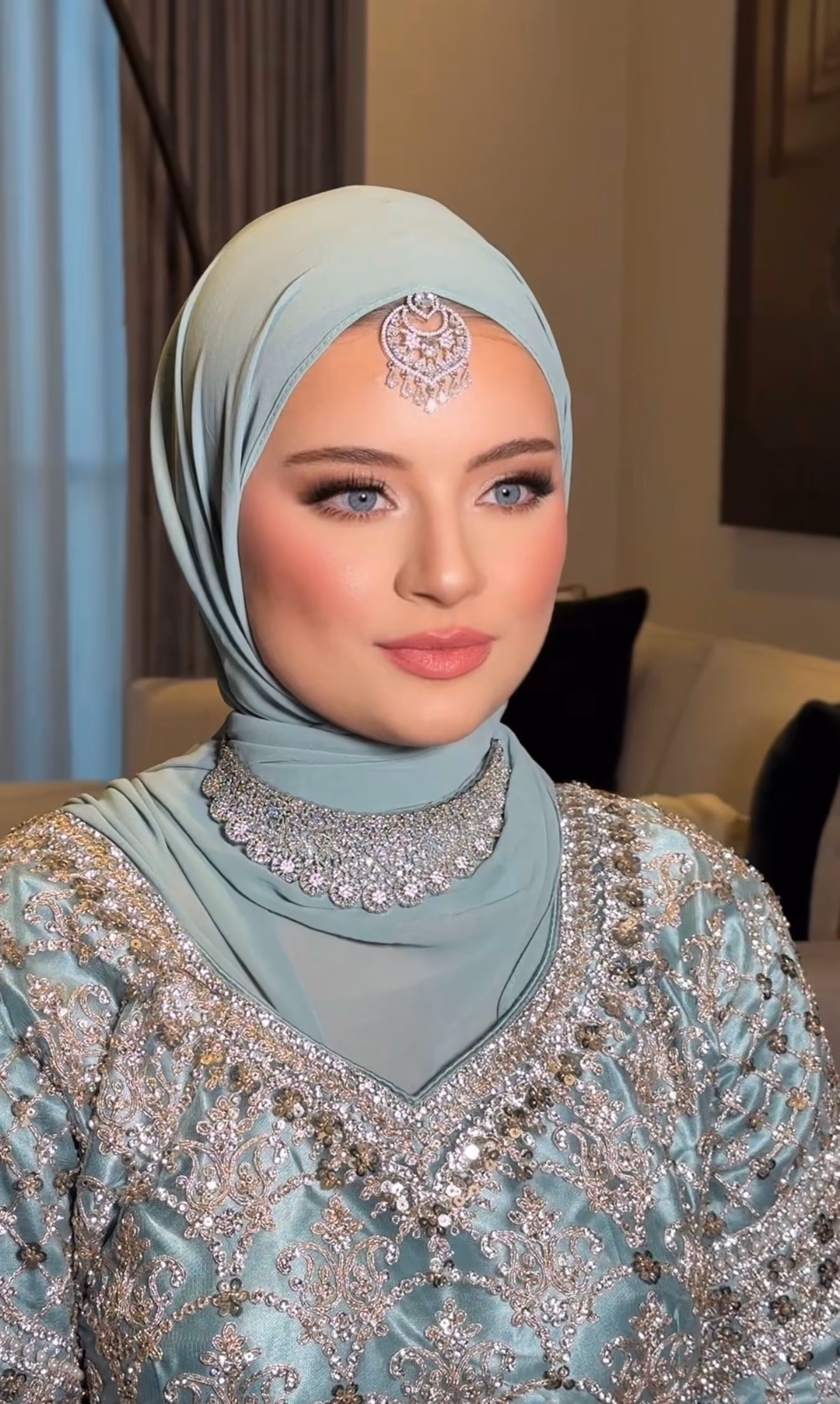 Arabic and Muslim bridal makeup by Elani makeup artist, makeup artist for Arab and Emirati brides Dubai