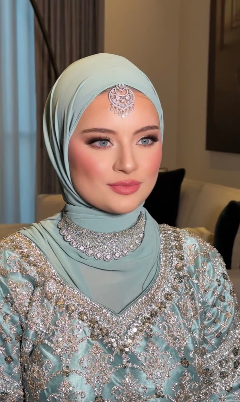 Arabic bridal makeup and hair by Elani Artistry